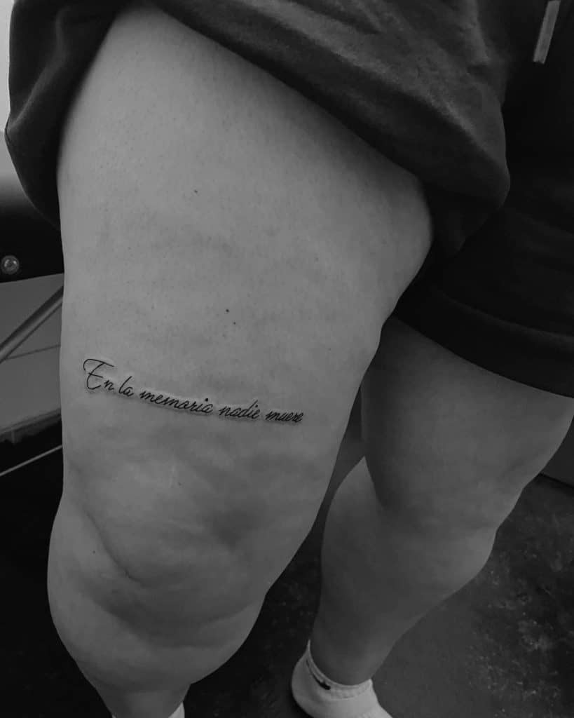 tatuajes pierna frases