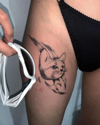 tatuaje gato